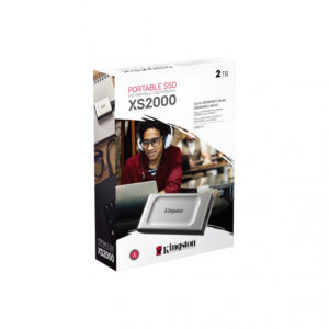 UNIDAD SSD EXTERNO KINGSTON 2TB SXS2000/2000G XS2000 / USB 3.2 TIPO C / NEGRO/PLATA / SXS2000/2000G