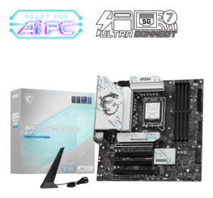 Tarjeta Madre MSI B860M GAMING PLUS Wi-Fi Socket 1851 / 4x DDR5 8800 MHZ / HDMI / DP / 3*M.2 / MICRO ATX / B860M GAMING PLUS WIFI