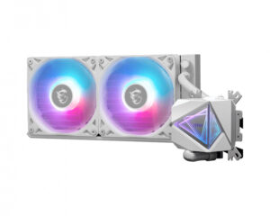 VENTILADOR P/CPU MSI MAG CORELIQUID I240 WHITE ARGB / 240MM / Socket 1851 / AM5 / ENFRIAMIENTO LIQUIDO / MAG CORELIQUID I240 WHITE