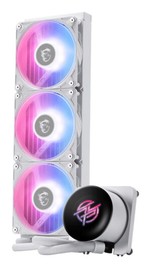 VENTILADOR P/CPU MSI MPG CORELIQUID P13 360 WHITE ARGB / ENFRIAMIENTO LIQUIDO / 3 FAN / 360MM / BLANCO / MPG CORELIQUID P13 360 WHITE
