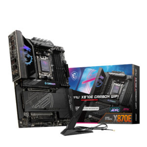 Tarjeta Madre MSI MPG X870E CARBON Wi-Fi Socket AM5 / 4x DDR5 8400 / HDMI / 2* USB-C / 4*M.2 / ATX / MPG X870E CARBON WIFI