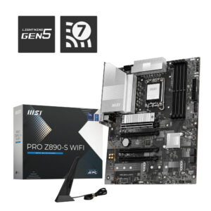 Tarjeta Madre MSI PRO Z890-S Wi-Fi Socket 1851 / 4x DDR5 9200 / HDMI / DP / THUNDEBOLT / 4*M.2 / ATX / PRO Z890-S WIFI