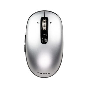 Mouse INALAMBRICO NACEB NA-0131G SLIM GRIS / USB / BLUETOOTH / 3200DPI / SCROLL INFINITO/HORIZONTAL / NA-0131G