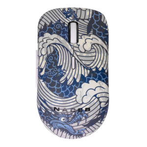 Mouse INALAMBRICO NACEB NA-0138A DISEÑO IMPRESO / USB 2.4 / 1600DPI / 3*BOTONES+RUEDA / NA-0138A