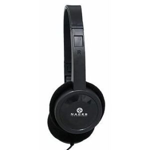AUDIFONOS NACEB NA-0316 DIADEMA / MICROFONO / 3.5 / NEGRO / NA-0316