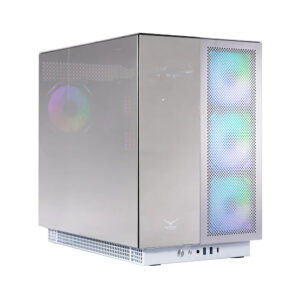 GABINETE NACEB NA-0640 GAMER E-ATX / ALUMINIO Y CRISTAL TEMPLADO / 8*VENTILADORES / NO INCLUIDOS / NA-0640