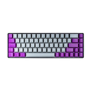Teclado NACEB NA-0963G MECANICO / RGB / 69 TECLAS GRIS CON EXTRA TECLAS INTERCAMBIABLES / NA-0963G