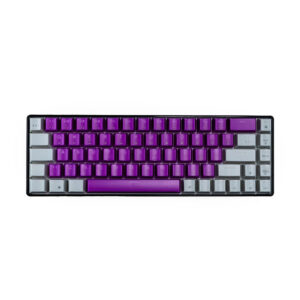 Teclado NACEB NA-0963M MECANICO / RGB / 69 TECLAS MORADO CON EXTRA TECLAS INTERCAMBIABLES / NA-0963M