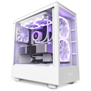 GABINETE NZXT CC-H51EW-01 H5 ELITE COMPACT MID-TOWER / ATX / BLANCO / CC-H51EW-01