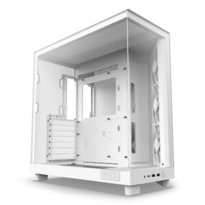 GABINETE NZXT CC-H61FW-01 H6 FLOW EDITION COMPACT DUAL-CHAMBER CASE / ATX / BLANCO / CC-H61FW-01