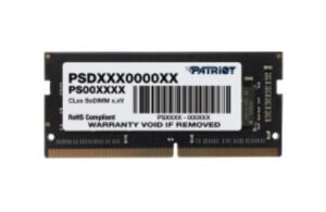 MEMORIA SODIMM DDR4 PATRIOT PSD416G32002S 16GB / 1 X 16GB / 3200MHZ / NON-ECC / CL22 / PSD416G32002S