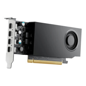 TARJETA DE VIDEO PNY VCNRTXA400ATX-PB NVIDIA RTX A400ATX / 4GB GDRR6 / 4*MDP / 49BITS / 24TC / 768 CC / VCNRTXA400ATX-PB