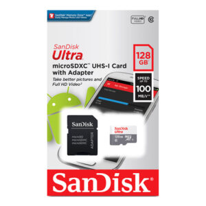 MEMORIA MICROSD SDXC SANDISK 128GB SDSQUNR-128G-GN3MA ULTRA / UHS-1 / CL10 / C/ADAPTADOR / SDSQUNR-128G-GN3MA