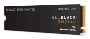 UNIDAD SSD M.2 WD 1TB WDS100T4X0E BLACK SN7100 PCI EXPRESS 4.0 NVME
