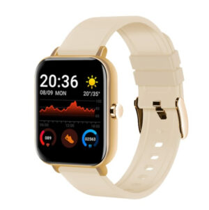 SMARTWATCH STYLOS STASWM3CD SW2 / PANTALLA 1.69" / ANDROID/IOS / BLUETOOTH 4.0 / CORREA METALICA / DORADO / STASWM3CD
