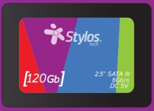 UNIDAD SSD 2.5" STYLOS 120GB STMSSD1B SATA3 / 7MM / NEGRO / STMSSD1B