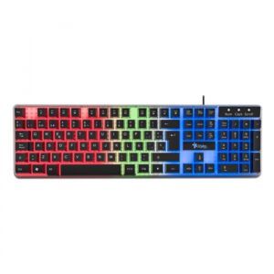 Teclado ALAMBRICO STYLOS STTEALLED1T 105 TECLAS / MEMBRANA / USB / LED / TRANSPARENTE / STTEALLED1T