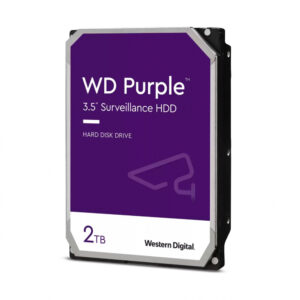 Disco Duro WD 3.5" 2TB WD23PURZ PURPLE / 5400 RPM / 256MB / SATA3 / WD23PURZ