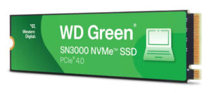 UNIDAD SSD M.2 WD 1TB WDS100T4G0E GREEN SN3000 / PCIe 4.0 / NVME / 2280 / WDS100T4G0E