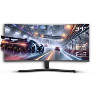 Monitor LED XZEAL 34" XZMO342B 3440*1440 FULL HD / VA CURVO / 165HZ / 4MS / DP / HDMI / NEGRO / XZMO342B