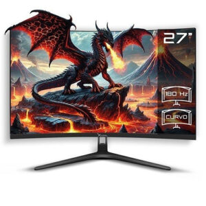 Monitor LED XZEAL 27" XZMXZ47B 1920*1080 FULL HD / CURVO / 180HZ / 1MS / DP / HDMI / NEGRO / XZMXZ47B