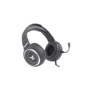AUDIFONOS NACEB NA-0311 DIADEMA / MICROFONO / 3.5 / USB / RETROILUMINADO / NEGRO / NA-0311