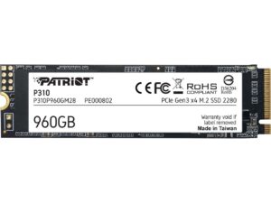 UNIDAD SSD M.2 PATRIOT 960GB P310P960GM28 P310 / NVME / 2280 / P310P960GM28