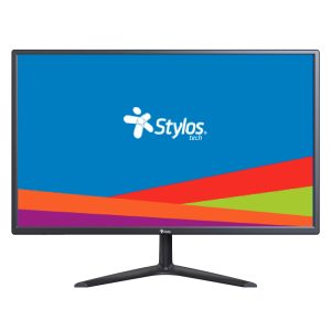 Monitor LED STYLOS 19" STPMOT3B 1440*900 HD / PLANO / 60HZ / 5MS / VGA / HDMI / NEGRO / STPMOT3B