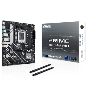 MOTHERBOARD ASUS (PRIME H810M-A WIFI) SOCKET 1851,2*DDR5,HDMI, DP,PCIE 4.0, WIFI6, MICRO ATX