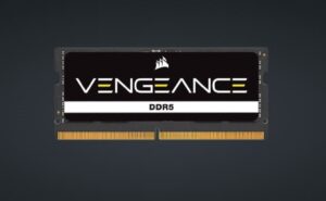 MEMORIA SODIMM DDR5 CORSAIR / CMSX24GX5M1A5600C48 / 24GB 5600MT/S 1X24GB VENGEANCE / PCB NEGRO / 1.1V