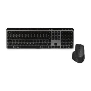 KIT TECLADO Y MOUSE INALAMBRICO ACTECK (AC-940160) CREATOR KREA MK755,2.4GHZ + 2 BT, 2000DPI,RECARGABLE,NEGRO-GRIS