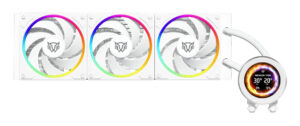VENTILADOR P/CPU BALAM RUSH (BR-941815) HYDROX EXPERT LEVEL HYX40,120MM,3 FAN,ARGB,HIDRODIMANICO, BLANCO