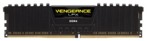 MEMORIA DIMM DDR4 CORSAIR / CMK8GX4M1A2666C16 / 8GB 2666MHZ 1X8GB VENGEANCE LPX NEGRO / 1.2