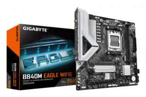 MOTHERBOARD GIGABYTE (B840M EAGLE WIFI6) SOCKET AM5,2*DDR5 5200MHZ,HDMI,DP,WIFI6,BT,MICRO ATX