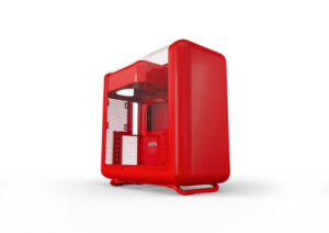 GABINETE HYTE / CS-HYTE-X50G-RR / X50 / ATX / VIDRIO BISELADO CURVO PANEL LATERAL / ROJO / S/FUENTE