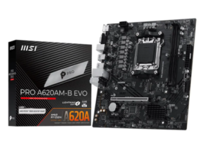 MOTHERBOARD MSI (PRO A620AM-B EVO) SOCKET AM5, 2*DDR5 6800, HDMI,VGA, M-ATX