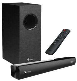 BARRA DE SONIDO STYLOS / STAB210B / 40W / AUX / BT / HDMI / USB / NEGRO