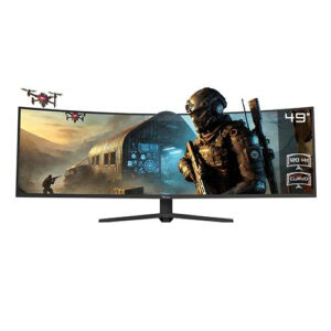 MONITOR XZEAL 49" / XZMO491B / XZ4900 / 5120*1440 / VA / CURVO / 120HZ / 1MS / HDMI / DP / NEGRO
