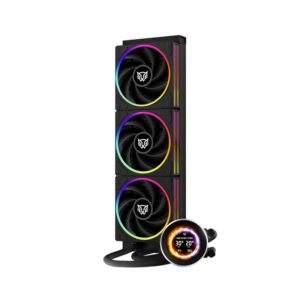 VENTILADOR P/CPU BALAM RUSH (BR-941808) HYDROX EXPERT LEVEL HYX40,120MM,3 FAN,ARGB,HIDRODIMANICO, NEGRO