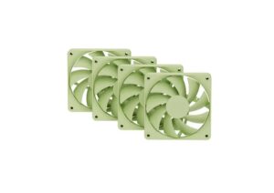 VENTILADOR P/GABINETE HYTE / FAN-HYTE-FA12-MM-4 / FA12 120MM PWM FAN 4 PACK / MATCHA MILK/VERDE