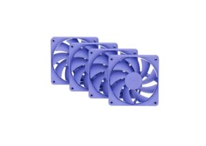 VENTILADOR P/GABINETE HYTE / FAN-HYTE-FA12-TM-4 / FA12 120MM PWM FAN 4 PACK / TARO MILK/LILA