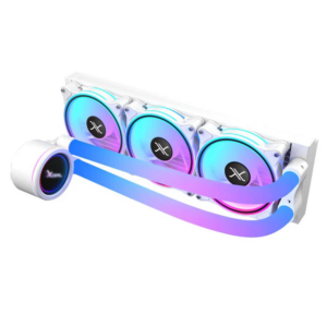 VENTILADOR P/CPU XZEAL / XZCO414W / XZ414 / ARGB / ENFRIAMIENTO LIQUIDO / 3 FAN / 360MM / BLANCO