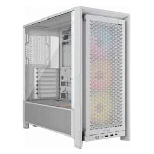 GABINETE CORSAIR (CC-9011297-WW) 4000D FRAME RS ARGB BLANCO CRISTAL TEMPLADO MED-TORRE SIN FUENTE