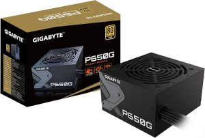FUENTE DE PODER GIGABYTE (GP-P650G PG5) 650W,PCI-E GEN5,16PINS,80 PLUS GOLD,NEGRO