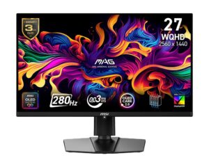 MONITOR OLED MSI 27" (MAG 271QP QD-OLED X28) 2560X1440 WQHD,PLANO, 280HZ, 1*DP, 2*HDMI, 1*USB C