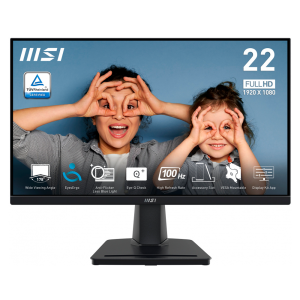 Monitor MSI PRO MP225V / VA / 21.4" / 1920x1080 / Full HD / 100Hz / HDMI / Negro / PRO MP225V