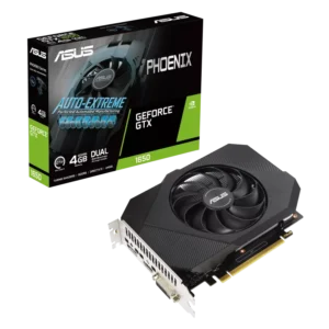 Tarjeta de Video NVIDIA GeForce GTX 1650 4GB GDDR6 / ASUS Phoenix / HDMI / DisplayPort / DVI-D / PH-GTX1650-4GD6-P-V2