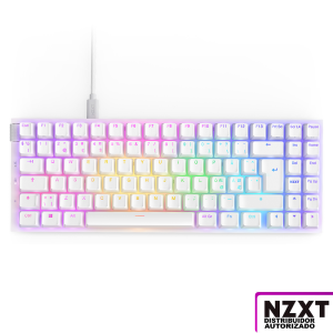 Teclado Mecanico NZXT Function 2 MINITKL / White / RGB / Switch Optical Red / Ingles / KB-002NW-US