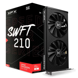 Tarjeta de Video XFX AMD Radeon RX 7600 SWFT 210 Core Edition / 8GB 128-bit GDDR6 / PCI Express 4.0 / RX-76PSWFTFY
